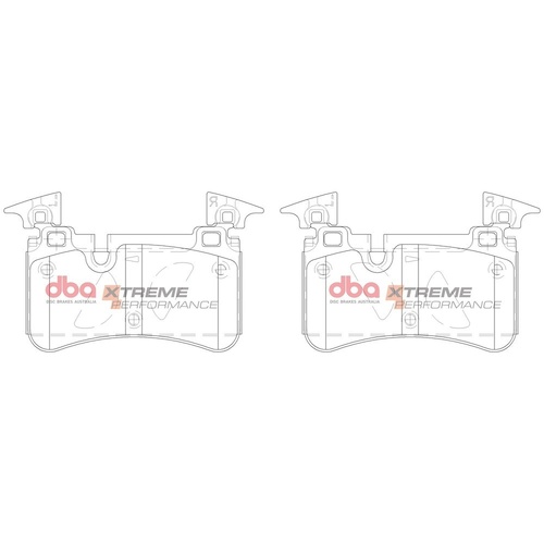 DBA DB15037XP Xtreme Performance Brake Pad Set Rear