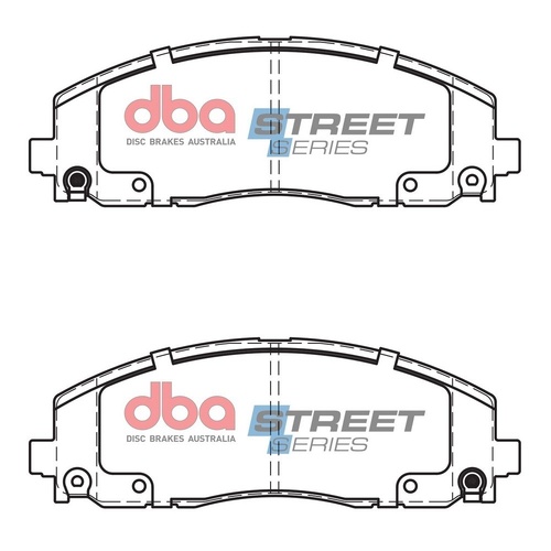 DBA DB15038SS Street Series Brake Pad Set Front