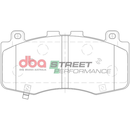 DBA DB15039SP Street Performance Brake Pad Set Front