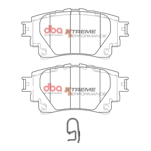 DBA DB15044XP Xtreme Performance Brake Pad Set Rear