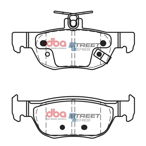 DBA DB15047SS Street Series Brake Pad Set Rear