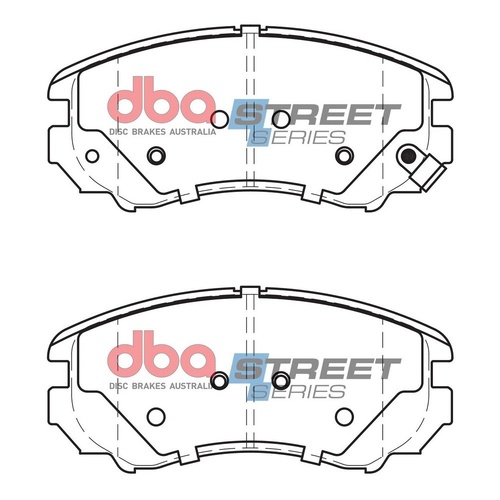 DBA DB1504SS Street Series Brake Pad Set Front