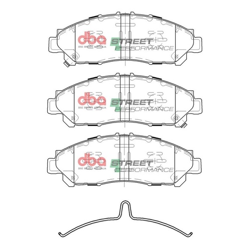 DBA DB15051SP Street Performance Brake Pad Set Front