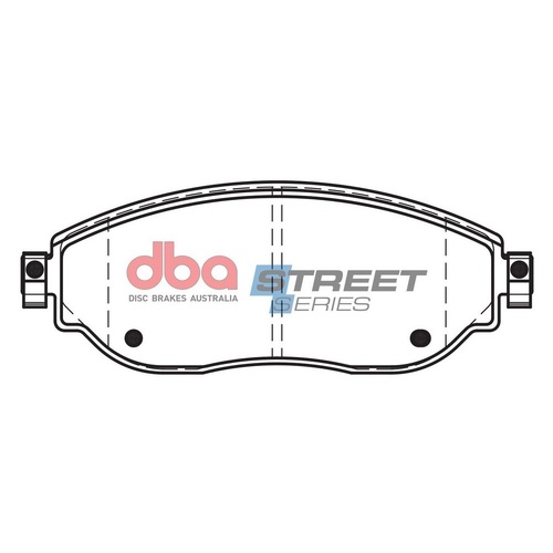 DBA DB15055SS Street Series Brake Pad Set Front