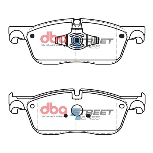 DBA DB15058SS Street Series Brake Pad Set Front