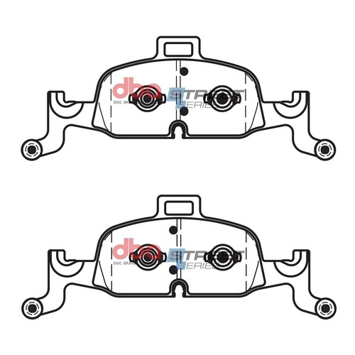 DBA DB15060SS Street Series Brake Pad Set Front
