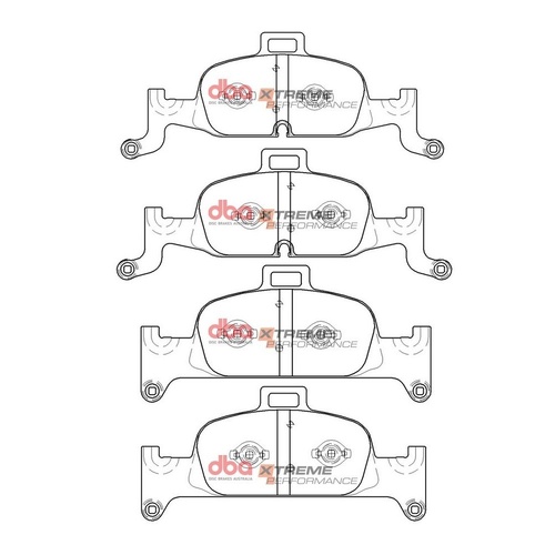 DBA DB15060XP Xtreme Performance Brake Pad Set Front