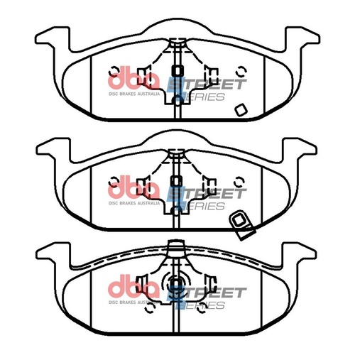 DBA DB15065SS Street Series Brake Pad Set Front