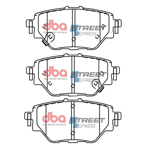 DBA DB15066SS Street Series Brake Pad Set Rear