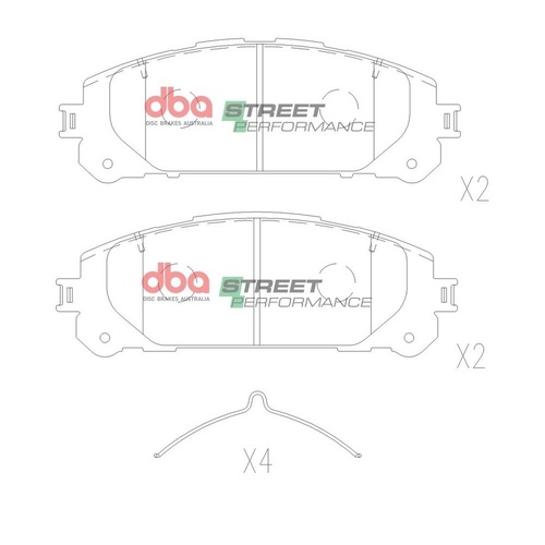 DBA DB15067SP Street Performance Brake Pad Set Front
