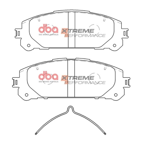 DBA DB15067XP Xtreme Performance Brake Pad Set Front