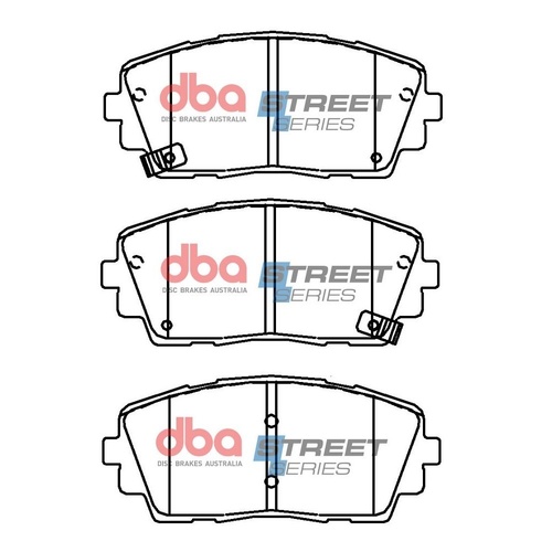 DBA DB15070SS Street Series Brake Pad Set Front