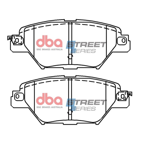 DBA DB15076SS Street Series Brake Pad Set Rear