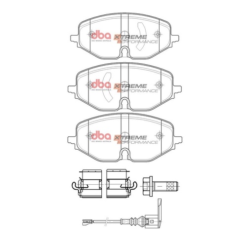 DBA DB15091XP Xtreme Performance Brake Pad Set Front