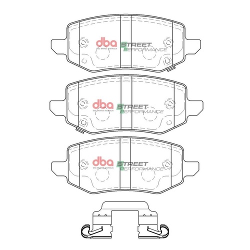 DBA DB15094SP Street Performance Brake Pad Set Rear