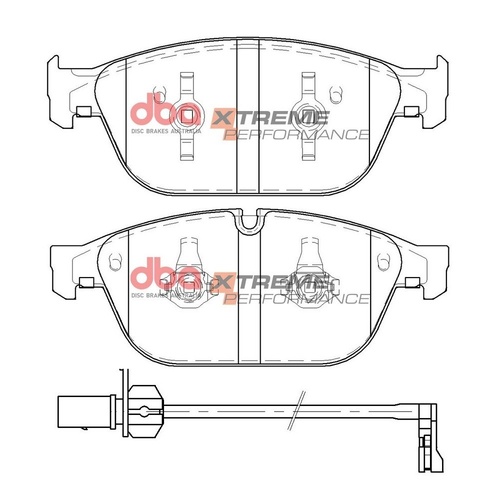 DBA DB15099XP Xtreme Performance Brake Pad Set Front