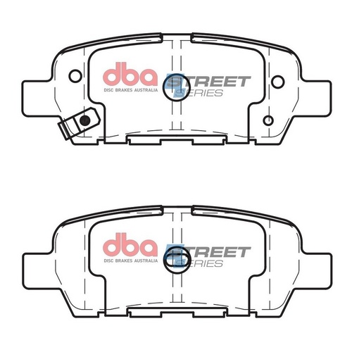 DBA DB1509SS Street Series Brake Pad Set Rear