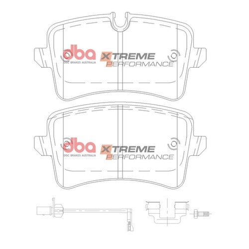 DBA DB15101XP Xtreme Performance Brake Pad Set Rear