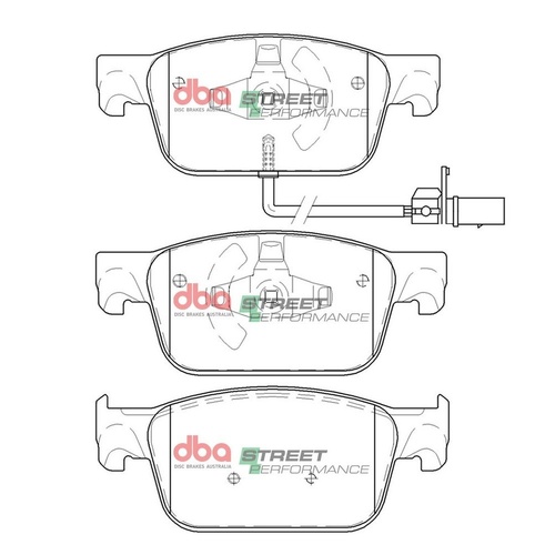 DBA DB15106SP Street Performance Brake Pad Set Rear