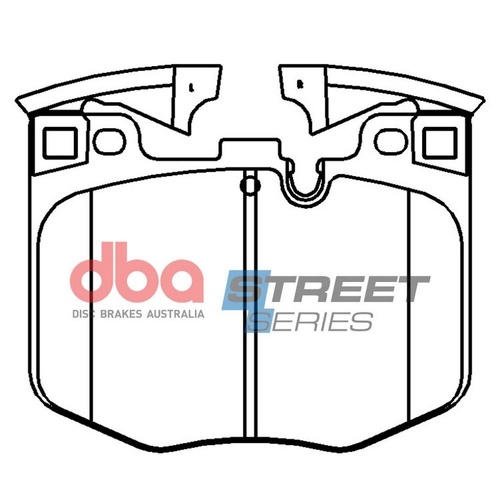 DBA DB15107SS Street Series Brake Pad Set Front