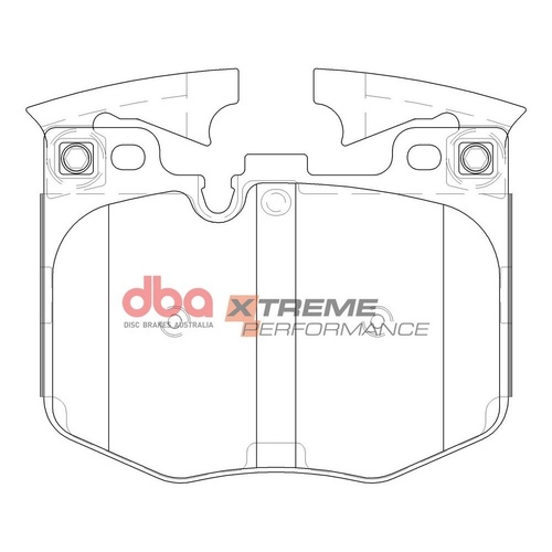 DBA DB15107XP Xtreme Performance Brake Pad Set Front