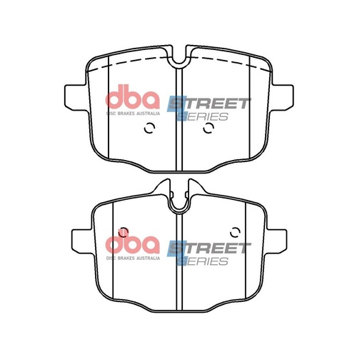 DBA DB15109SS Street Series Brake Pad Set Rear