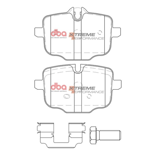 DBA DB15109XP Xtreme Performance Brake Pad Set Rear