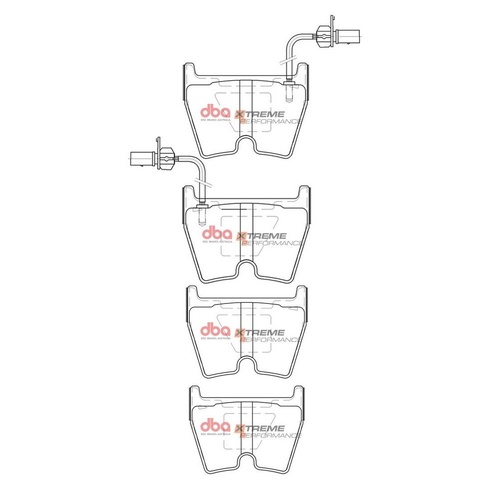 DBA DB15110XP Xtreme Performance Brake Pad Set Front