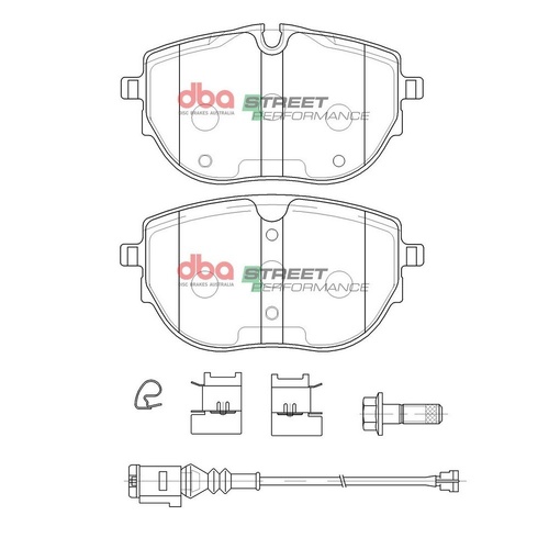 DBA DB15115SP Street Performance Brake Pad Set Front