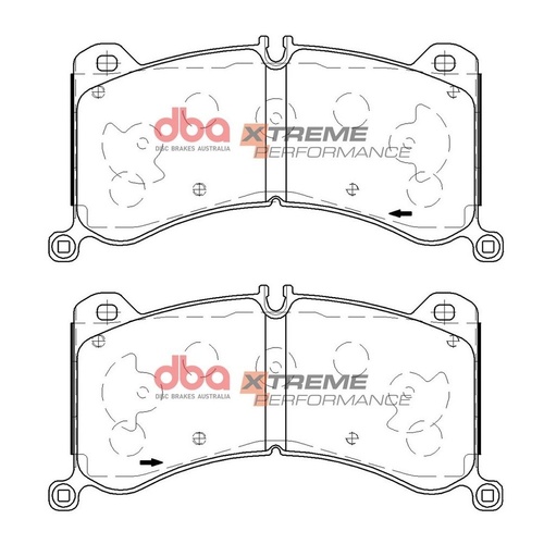 DBA DB15118XP Xtreme Performance Brake Pad Set Front