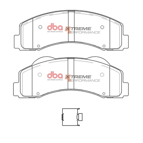 DBA DB15121XP Xtreme Performance Brake Pad Set Front