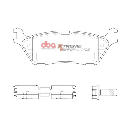 DBA DB15123XP Xtreme Performance Brake Pad Set Rear