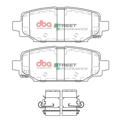 DBA DB15125SP Street Performance Brake Pad Set Rear