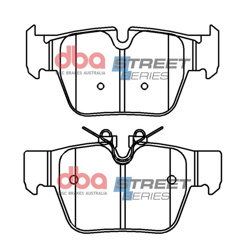 DBA DB15128SS Street Series Brake Pad Set Rear
