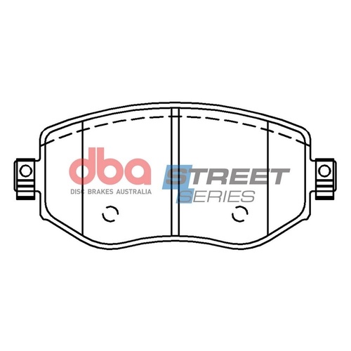 DBA DB15130SS Street Series Brake Pad Set Front