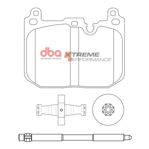 DBA DB15131XP Xtreme Performance Brake Pad Set Front