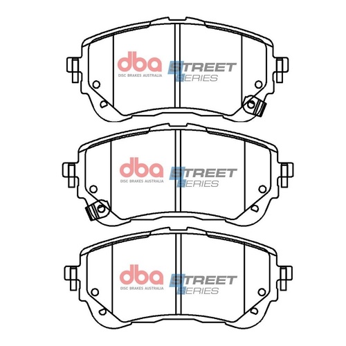 DBA DB15136SS Street Series Brake Pad Set Front