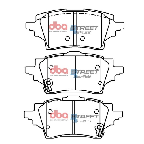 DBA DB15137SS Street Series Brake Pad Set Rear