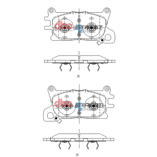 DBA DB15141SS Street Series Brake Pad Set Front