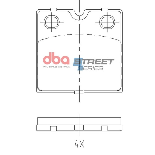 DBA DB15163SS Street Series Brake Pad Set