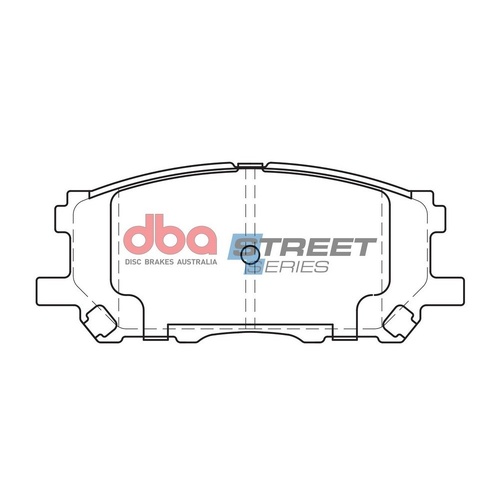 DBA DB1517SS Street Series Brake Pad Set Front