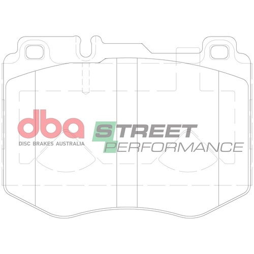 DBA DB15182SP Street Performance Brake Pad Set Front