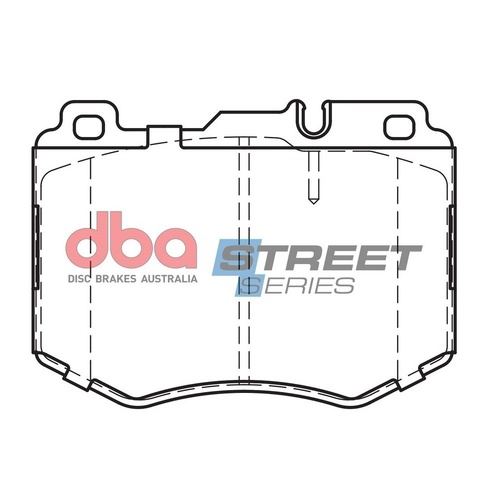 DBA DB15182SS Street Series Brake Pad Set Front