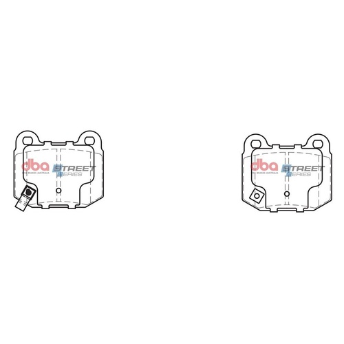 DBA DB1521SS Street Series Brake Pad Set Rear