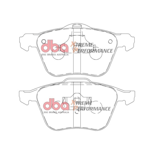 DBA DB1658XP Xtreme Performance Brake Pad Set Front