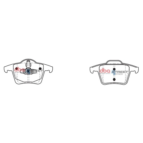 DBA DB1659SS Street Series Brake Pad Set Rear