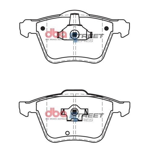 DBA DB1661SS Street Series Brake Pad Set Front