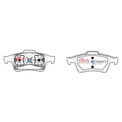 DBA DB1665SS Street Series Brake Pad Set Rear