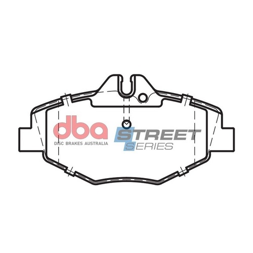 DBA DB1667SS Street Series Brake Pad Set Front