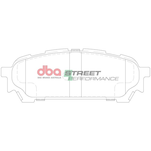 DBA DB1672SP Street Performance Brake Pad Set Rear